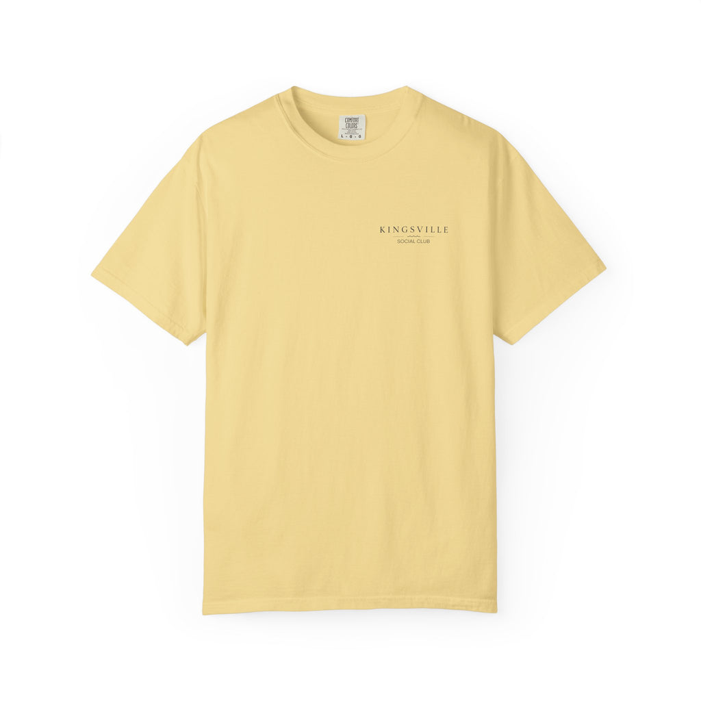Kingsville Bicycle Floral Tee — "small town life" Graphic T-Shirt