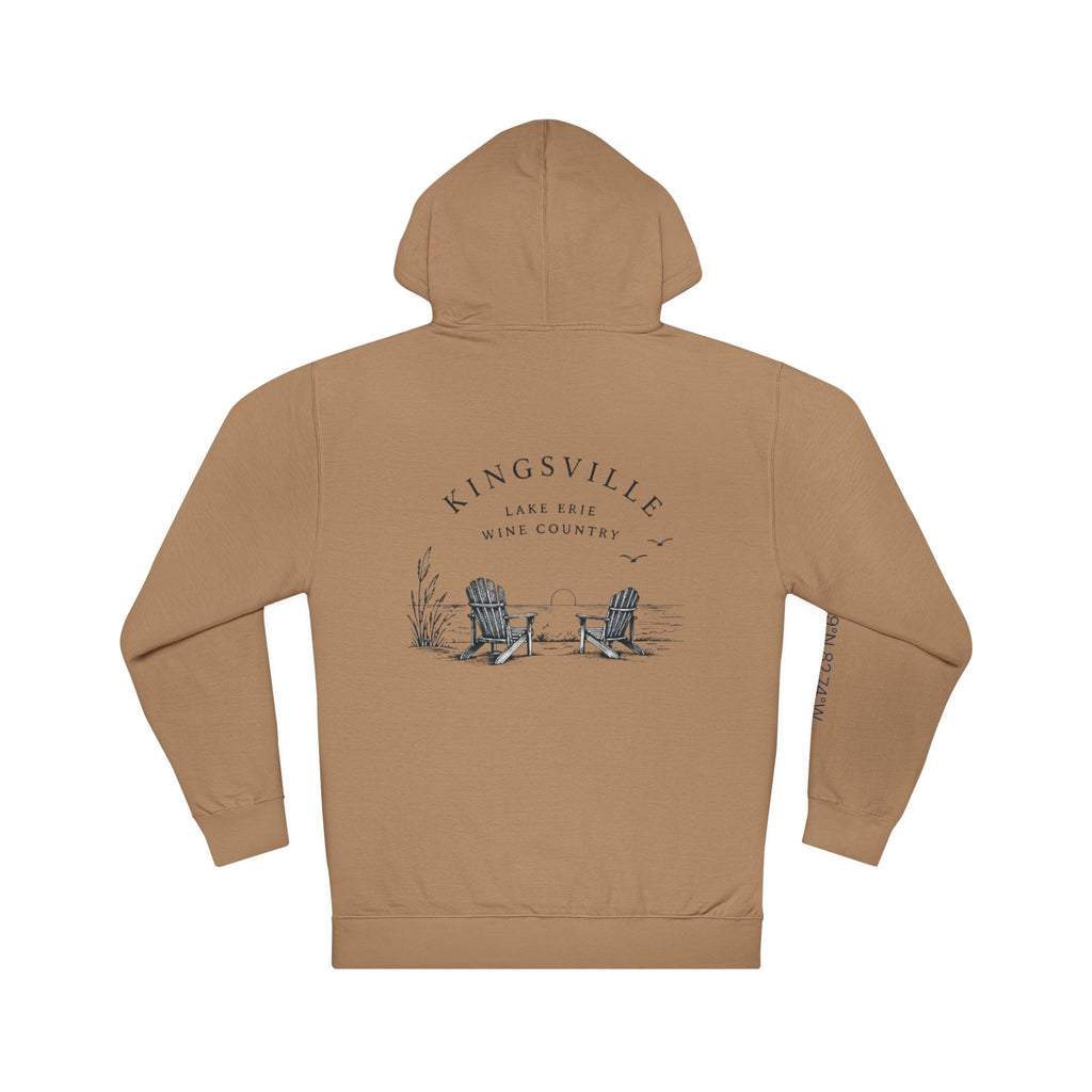 Kingsville Lake Life Hoodie — Adirondack Chairs Scenic Pullover