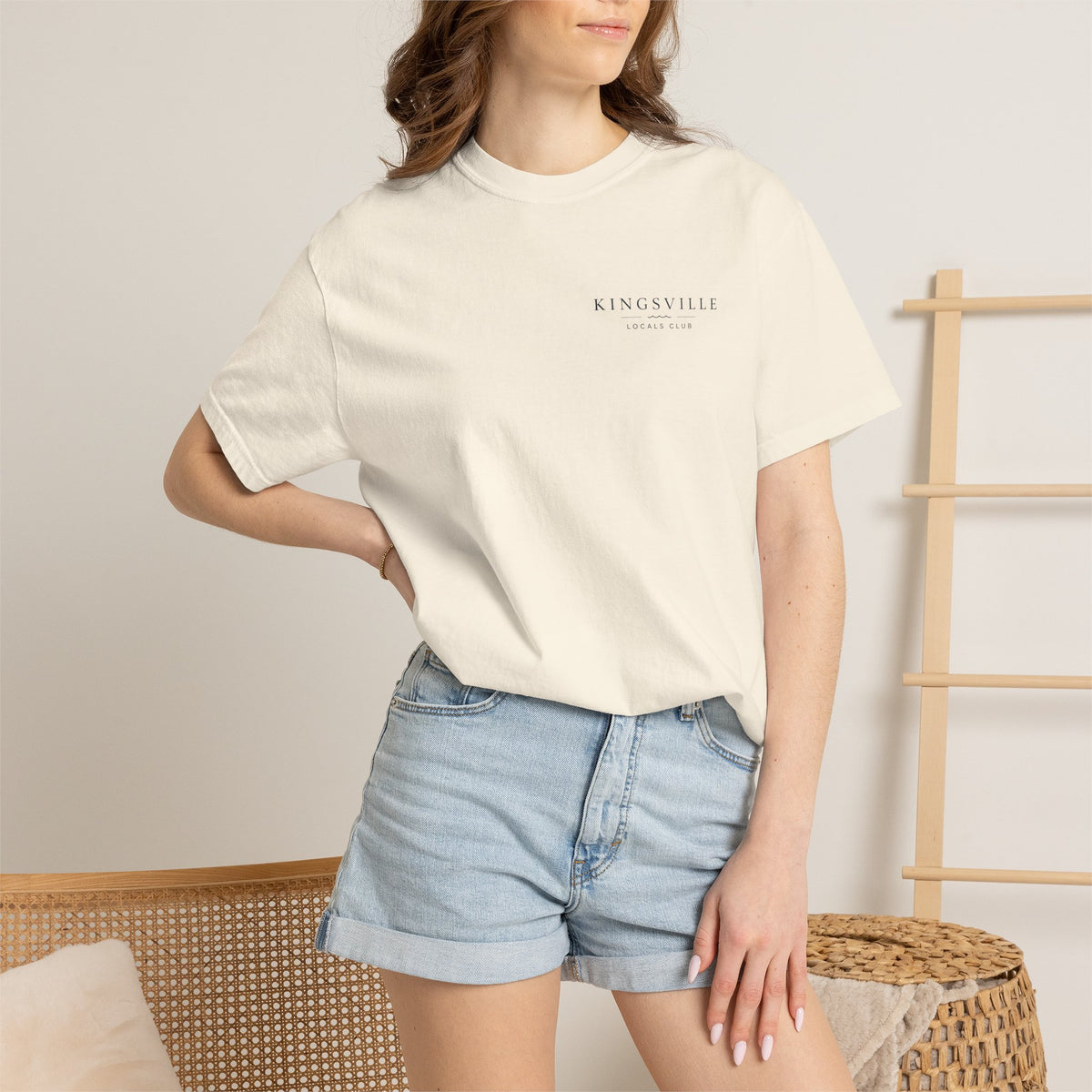 Kingsville Lake Erie Scenic T-Shirt — Adirondack Chairs Beach Graphic