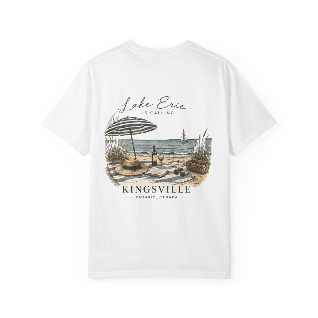 Kingsville Lake Erie Tee — "Lake Erie Is Calling" Graphic T-Shirt