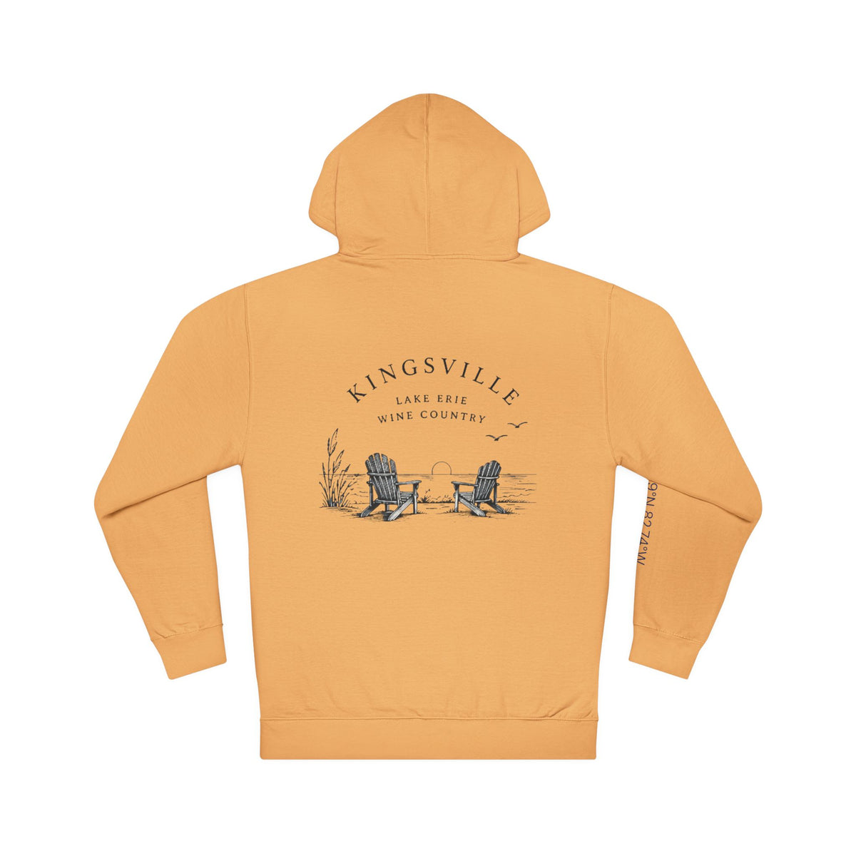 Kingsville Lake Life Hoodie — Adirondack Chairs Scenic Pullover