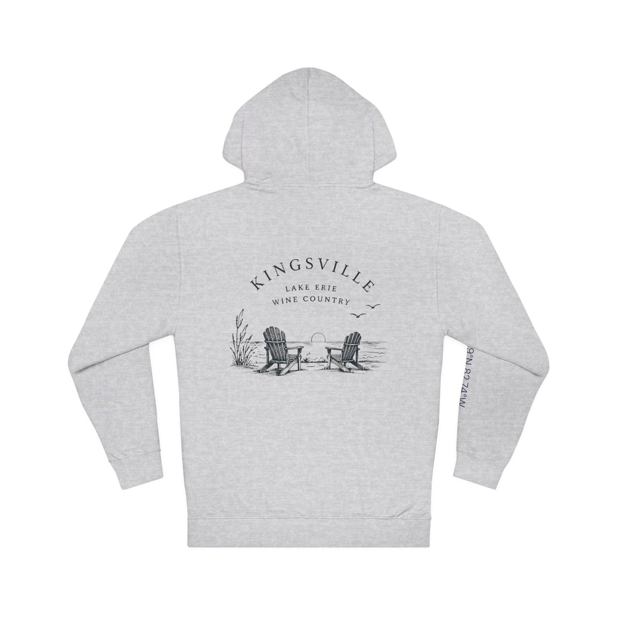 Kingsville Lake Life Hoodie — Adirondack Chairs Scenic Pullover
