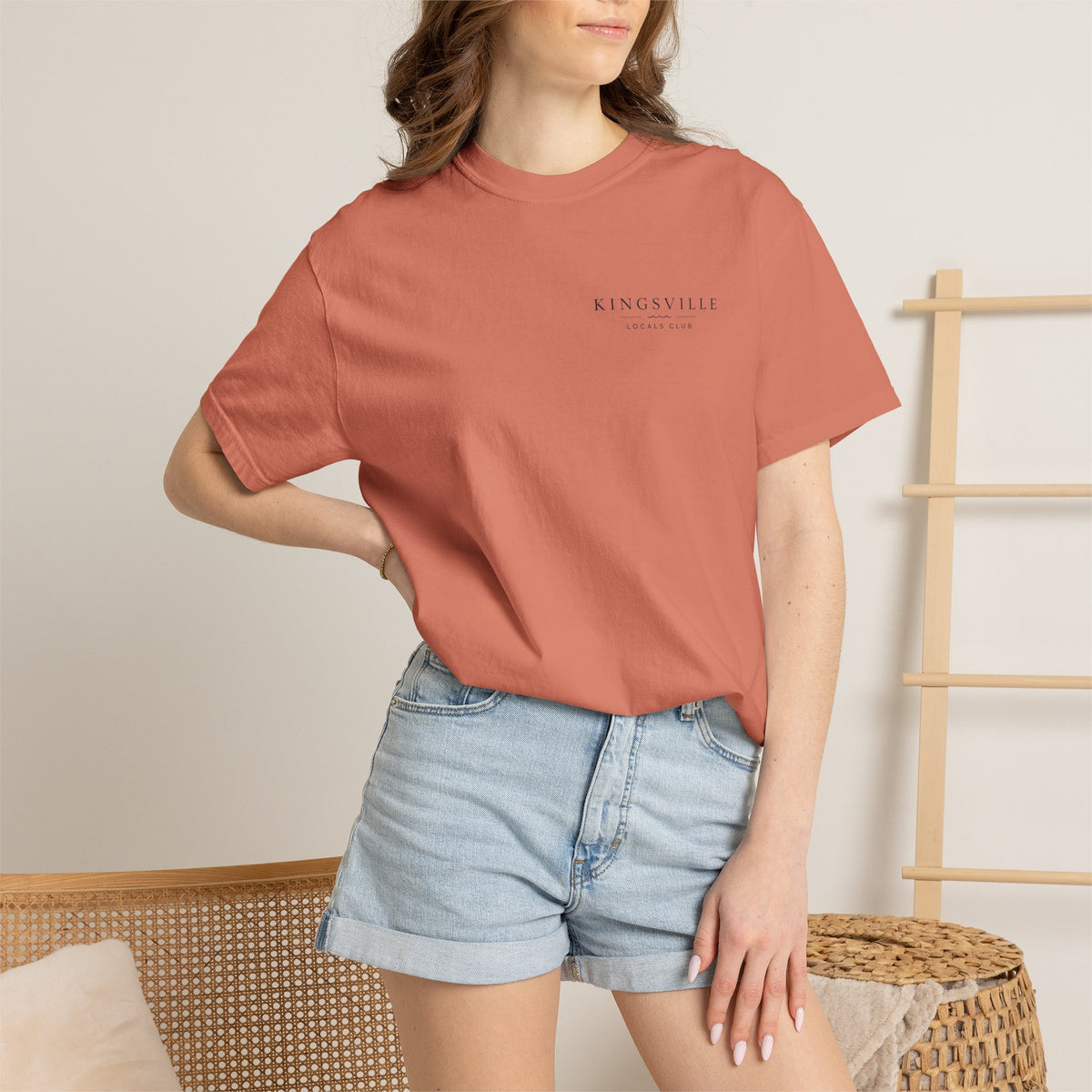 Kingsville Lake Erie Scenic T-Shirt — Adirondack Chairs Beach Graphic