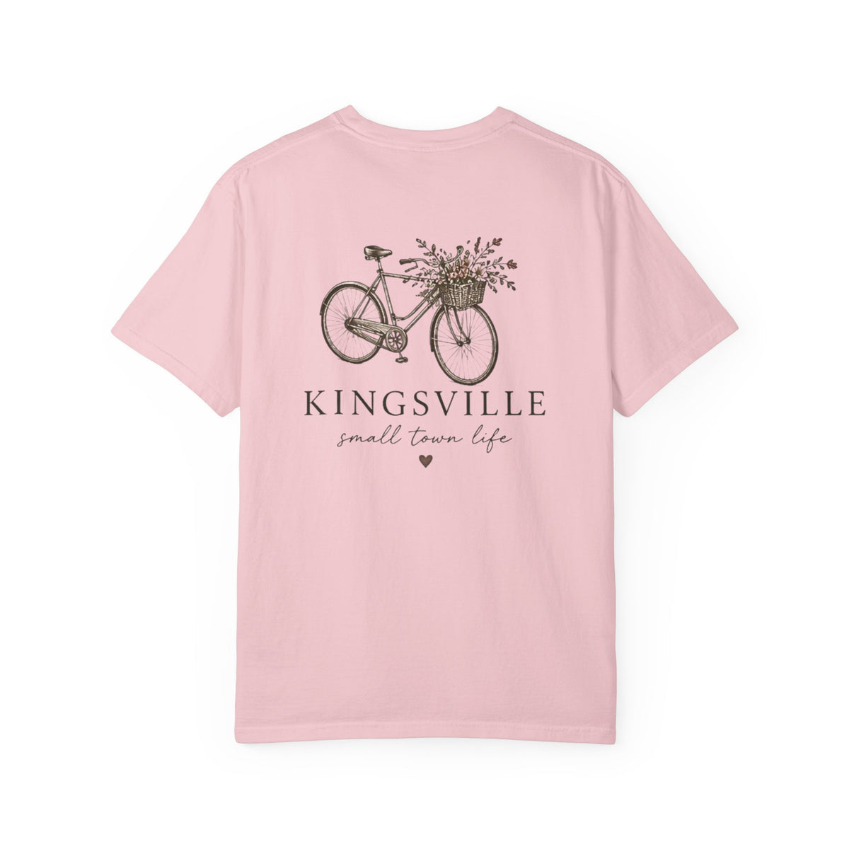 Kingsville Bicycle Floral Tee — "small town life" Graphic T-Shirt