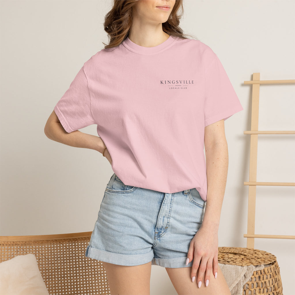 Kingsville Lake Erie Scenic T-Shirt — Adirondack Chairs Beach Graphic