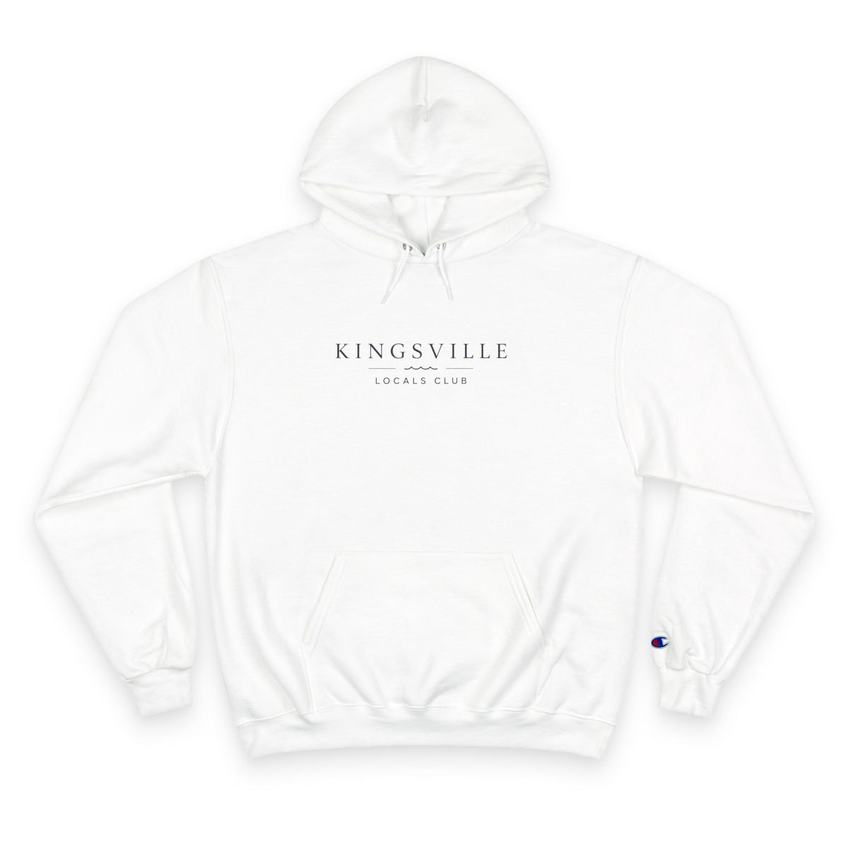 Kingsville Lakefront Hoodie — 'Lake Erie' Scenic Champion Hooded Sweatshirt