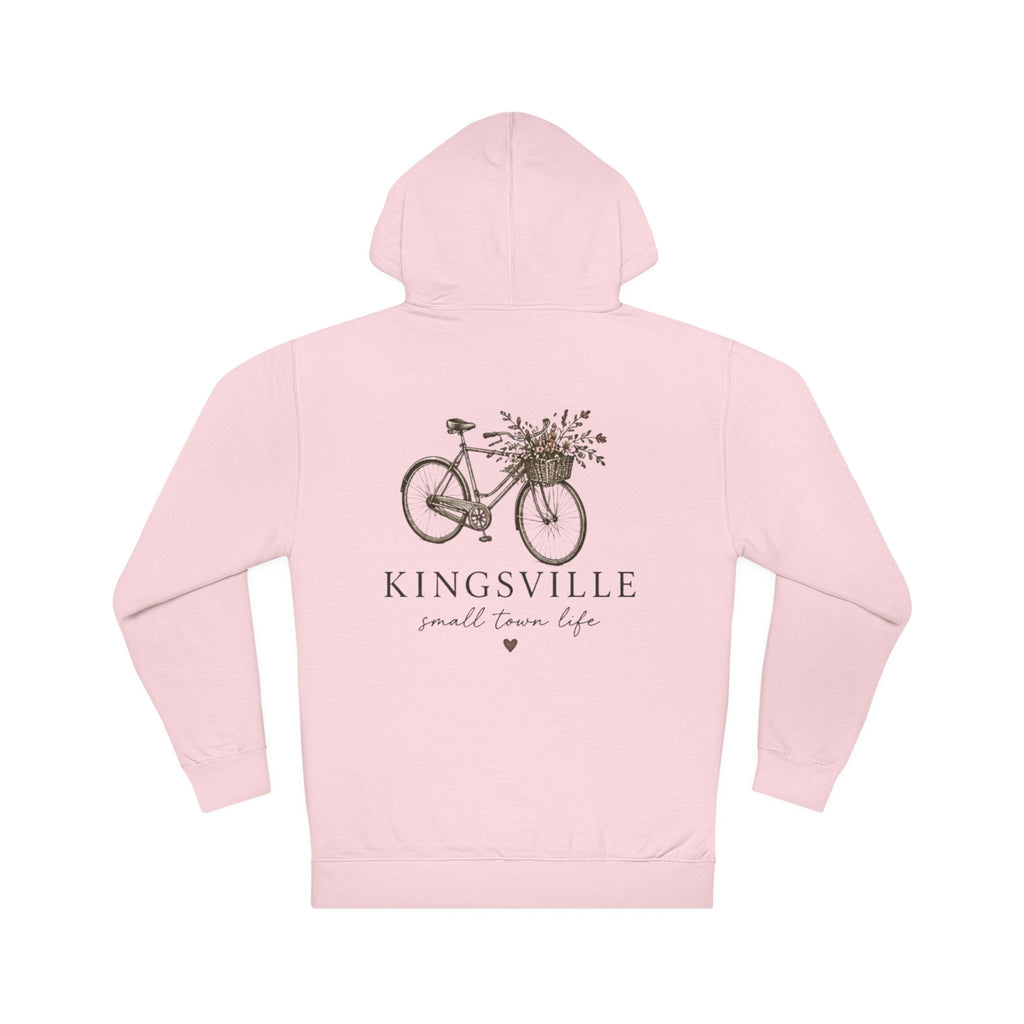 Kingsville Bicycle Hoodie — "Small Town Life" Cozy Pullover